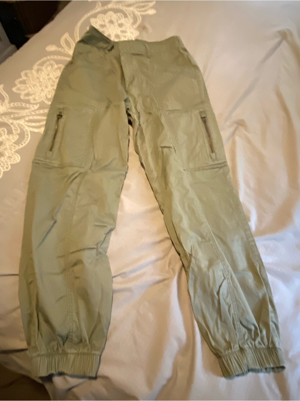 GAP Olive Utility Straight-Leg Cargo Pants